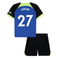 Tottenham Hotspur Lucas Moura #27 Udebanesæt Børn 2022-23 Kortærmet (+ Korte bukser)